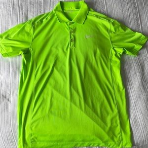Neon Green Nike Golf Shirt [M]